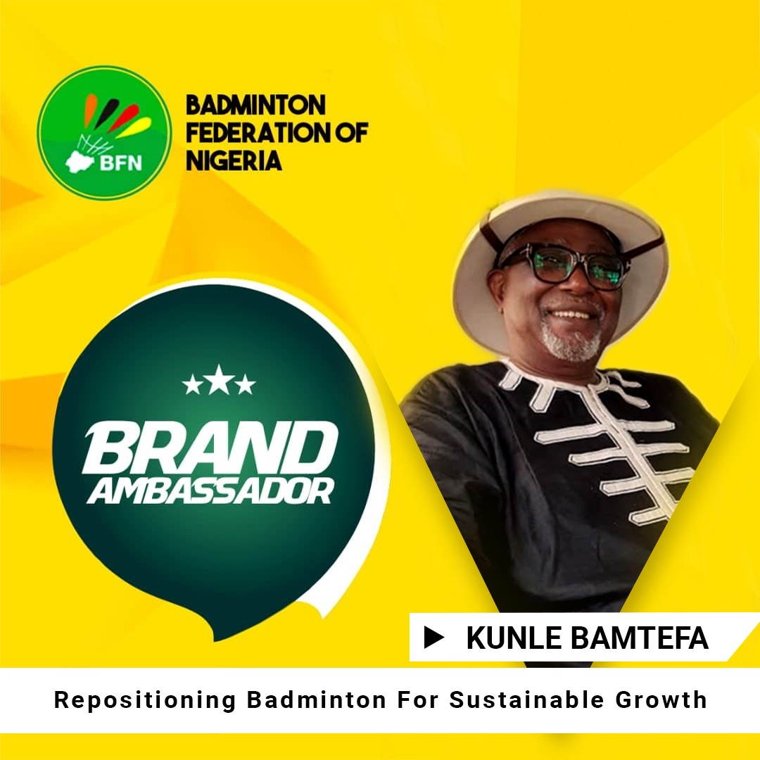 Kunle Bamtefa Joins Badminton Nigeria as Brand Ambassador
